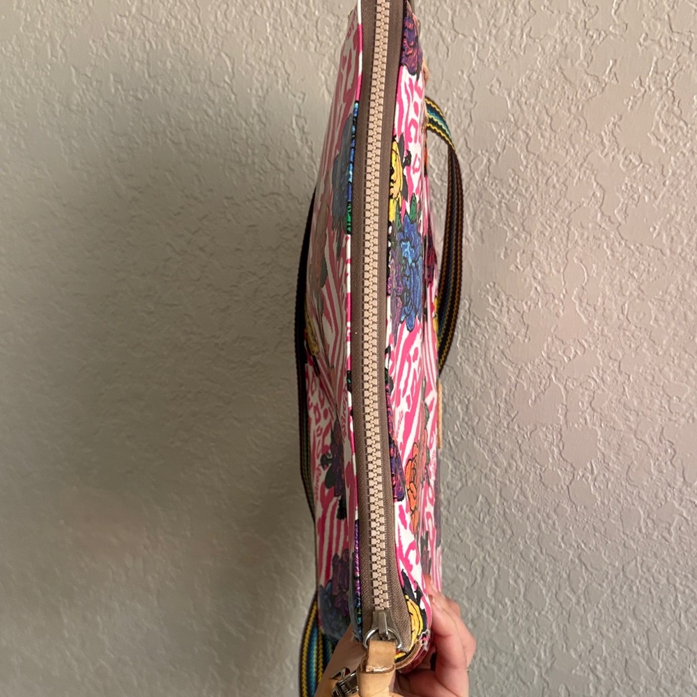 Consuela Pink Floral Crossbody Bag - Picture 8 of 11